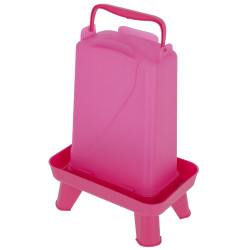 Abbeveratoio in plastica su piedistallo Abbeveratoio in plastica su piedistallo