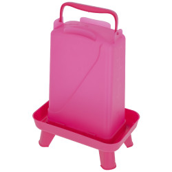 Abbeveratoio in plastica su piedistallo Abbeveratoio in plastica su piedistallo