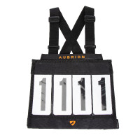Set di pettorali Shires Aubrion Nero