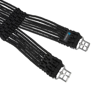 Cintura intrecciata Shires Arma Nero