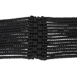 Cintura intrecciata Shires Arma Nero