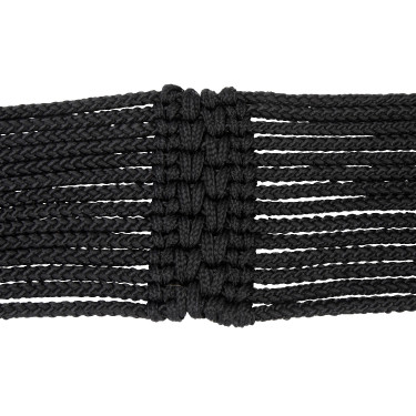 Cintura intrecciata Shires Arma Nero