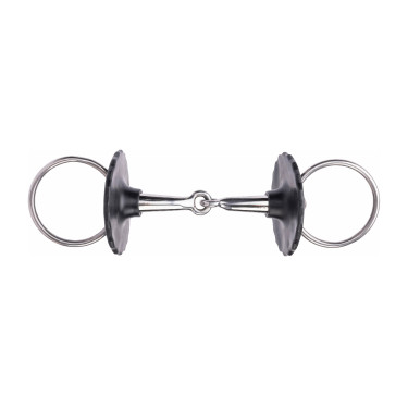 Rondelle para-morso equitazione in silicone Shires