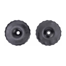 Rondelle para-morso equitazione in silicone Shires