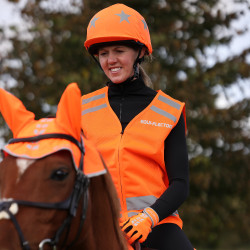 Gilet alta visibilità equitazione Shires Equi-Flector