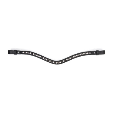 Frontalino equitazione nero con strass Shires Velociti Frontalino equitazione nero con strass Shires Velociti