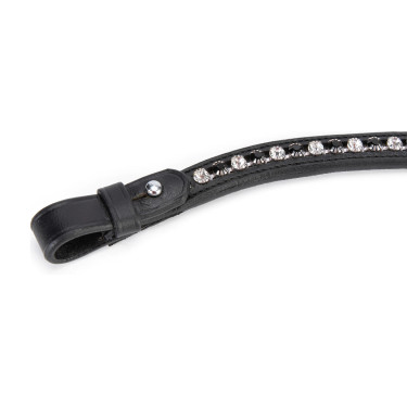 Frontalino equitazione nero con strass Shires Velociti Frontalino equitazione nero con strass Shires Velociti