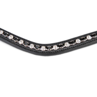 Frontalino equitazione nero con strass Shires Velociti Frontalino equitazione nero con strass Shires Velociti