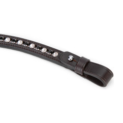 Fronziera nera con strass Shires Velociti Gara Marrone