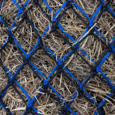 Rete per fieno anti-ingordigia Duo Shires Nero / blu