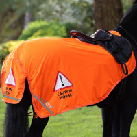Coprireni in rete Shires Equi-Flector® Arancione vivace