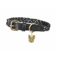 Collare per cane intrecciato Shires Digby & Fox Nero