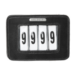 Porta-numero da sella x4 Shires Velociti Nero