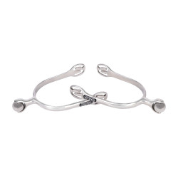 Speroni a rotella con pallina Shires Acciaio inox Argento