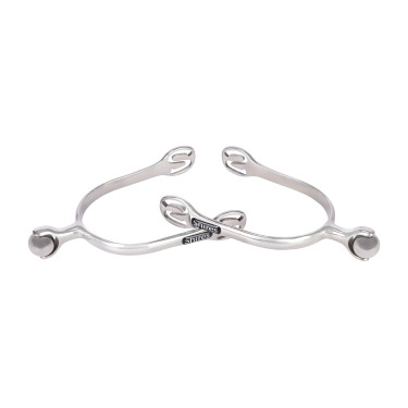 Speroni a rotella con pallina Shires Acciaio inox Argento