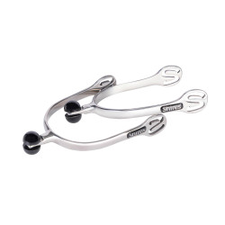 Speroni con puntale a sfera in plastica Shires Acciaio inox Argento Speroni con puntale a sfera in plastica Shires Acciaio inox Argento