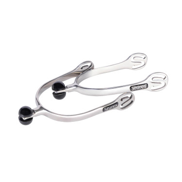 Speroni con puntale a sfera in plastica Shires Acciaio inox Argento Speroni con puntale a sfera in plastica Shires Acciaio inox Argento