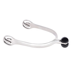 Speroni con puntale a sfera in plastica Shires Acciaio inox Argento Speroni con puntale a sfera in plastica Shires Acciaio inox Argento