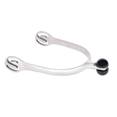 Speroni con puntale a sfera in plastica Shires Acciaio inox Argento Speroni con puntale a sfera in plastica Shires Acciaio inox Argento
