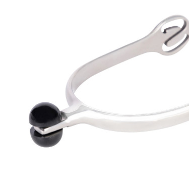 Speroni con puntale a sfera in plastica Shires Acciaio inox Argento Speroni con puntale a sfera in plastica Shires Acciaio inox Argento