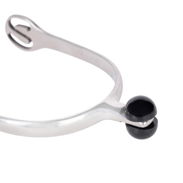 Speroni con puntale a sfera in plastica Shires Acciaio inox Argento Speroni con puntale a sfera in plastica Shires Acciaio inox Argento