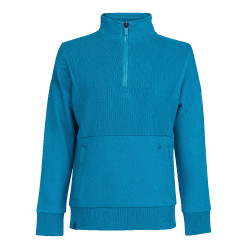Maglia con zip a un quarto React per giovane cavaliere Shires Aubrion Martin pescatore Blu Maglia con zip a un quarto React per giovane cavaliere Shires Aubrion Martin pescatore Blu
