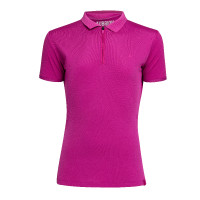 Polo tecnico React giovane cavaliere Shires Aubrion Fucsia Rosa