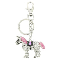 Portachiavi Equi-Kids Rosa Bianco / rosa