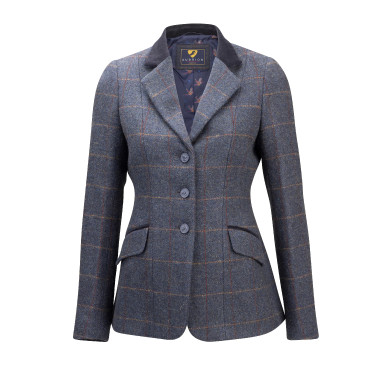Giacca Saratoga Shires Aubrion Quadri ginepro blu navy Motivi Giacca Saratoga Shires Aubrion Quadri ginepro blu navy Motivi