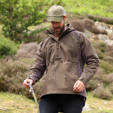 Felpa unisex Heritage con zip a un quarto Shires Aubrion Oliva scuro Kaki