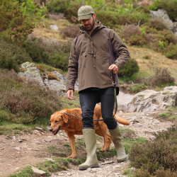 Felpa unisex Heritage con zip a un quarto Shires Aubrion Oliva scuro Kaki