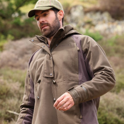 Felpa unisex Heritage con zip a un quarto Shires Aubrion Oliva scuro Kaki