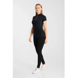 Maglia equitazione donna Horze Mina con mezza zip