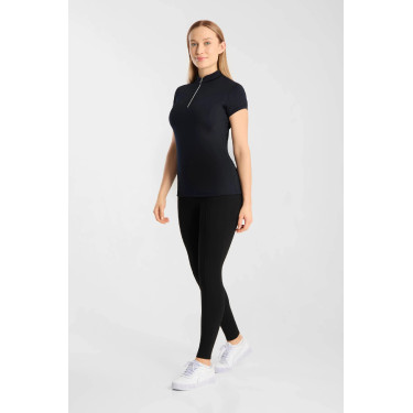 Maglia equitazione donna Horze Mina con mezza zip