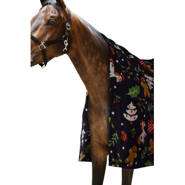 Plaid di Natale Horze Stampa natalizia Grigio Plaid di Natale Horze Stampa natalizia Grigio