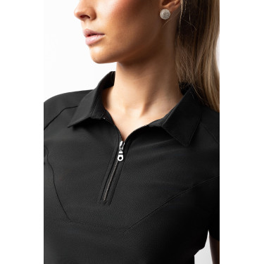 Polo da equitazione donna bicolore Vertigo Giselle
