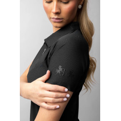 Polo da equitazione donna bicolore Vertigo Giselle