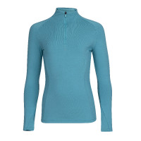 Sottostrato a maniche lunghe React giovane cavaliere Shires Aubrion Bruma Blu