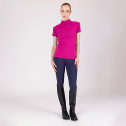 Maglia tecnica equitazione maniche corte Aubrion React UPF50+ Maglia tecnica equitazione maniche corte Aubrion React UPF50+