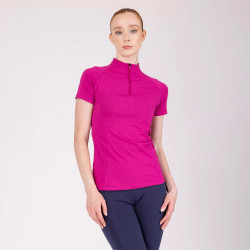 Maglia tecnica equitazione maniche corte Aubrion React UPF50+ Maglia tecnica equitazione maniche corte Aubrion React UPF50+