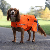 Cappotto per cane in mesh Shires Equi-Flector® Arancione vivace
