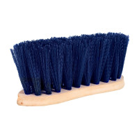 Spazzola dura con dorso in legno 8 cm Horze Blu scuro