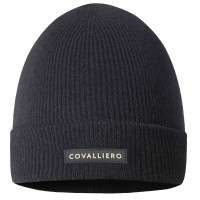 Covalliero Cuffia lavorata a maglia AH26 Nero
