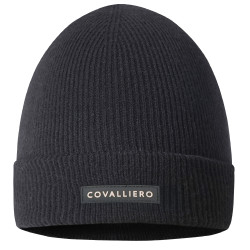 Covalliero Cuffia lavorata a maglia AH26 Nero