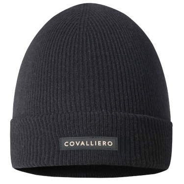 Covalliero Cuffia lavorata a maglia AH26 Nero