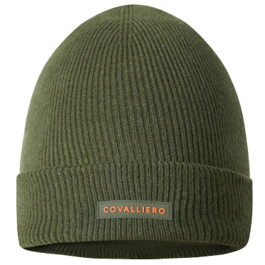 Covalliero Cuffia lavorata a maglia AH26 Verde foresta