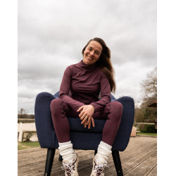 Leggings Manhattan GEM Bordo vino Bordeaux