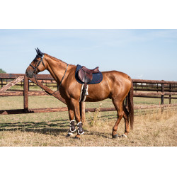 Sottosella Essentiel Salto GEM Equitazione Blu navy / logo bordeaux