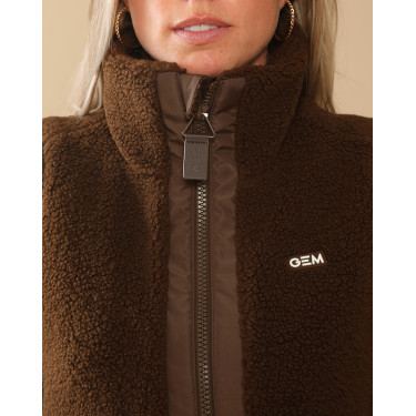 Giacca imbottita Charlie GEM Equitation Cioccolato Marrone