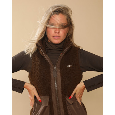 Giacca imbottita Charlie GEM Equitation Cioccolato Marrone